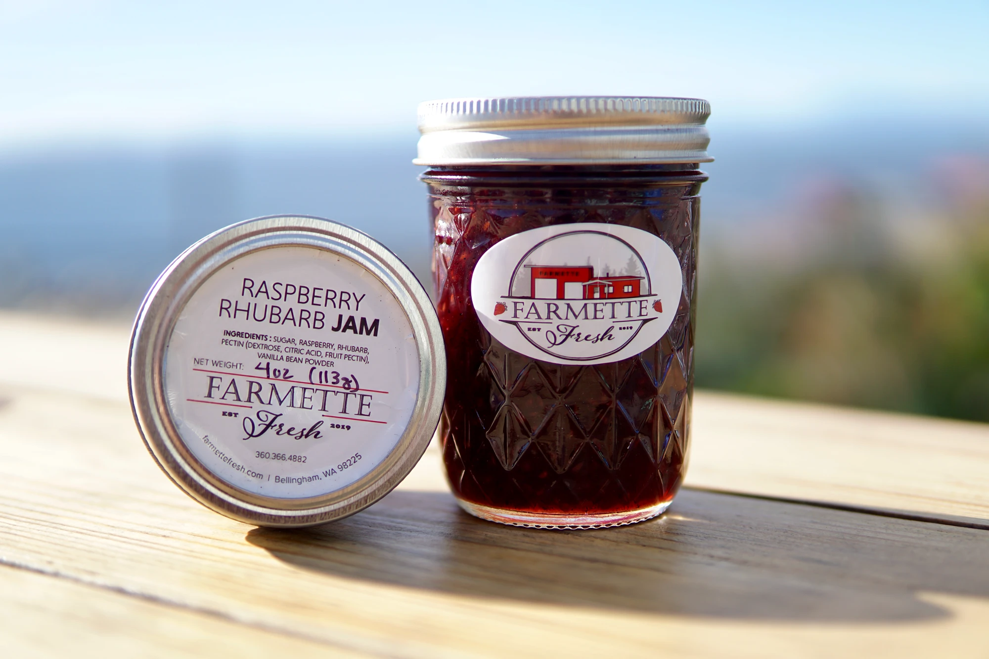 Farmette Raspberry Rhubarb Jam